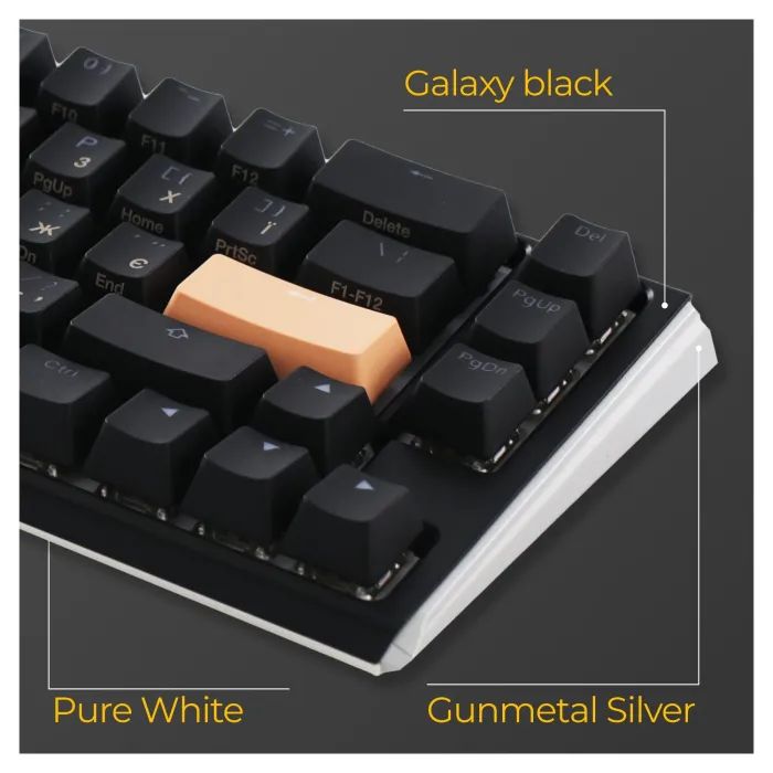 Клавиатура Ducky One 3 SF Cherry MX Red RGB UA USB Black (DKON2167ST-RUAPXCLAWSC1) изображение 10