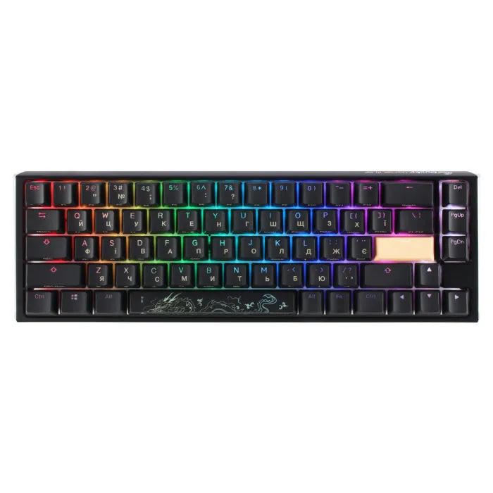 Клавиатура Ducky One 3 SF Cherry MX Red RGB UA USB Black (DKON2167ST-RUAPXCLAWSC1)