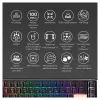 Клавиатура Ducky One 3 SF Cherry MX Red RGB UA USB Black (DKON2167ST-RUAPXCLAWSC1) изображение 4