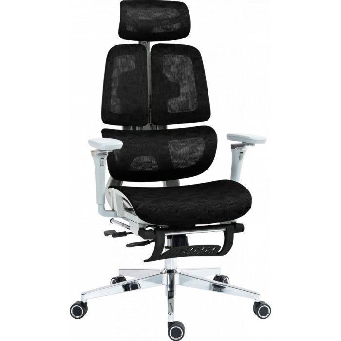 Офисное кресло GT Racer B-2450 White/Gray