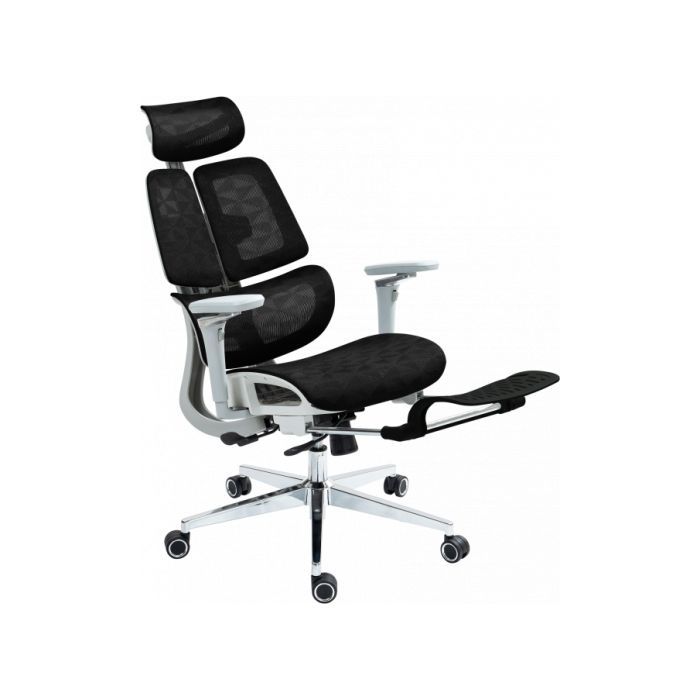 Офисное кресло GT Racer B-2450 White/Gray изображение 5