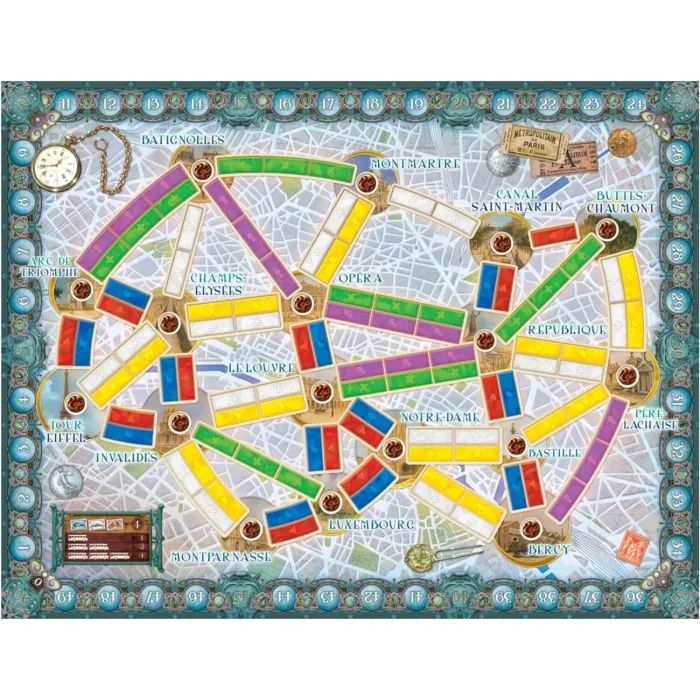 Настільна гра Lord of Boards Квиток на потяг: Париж (Ticket To Ride: Paris) українська (LOB2340UA/LFCACD355) зображення 2