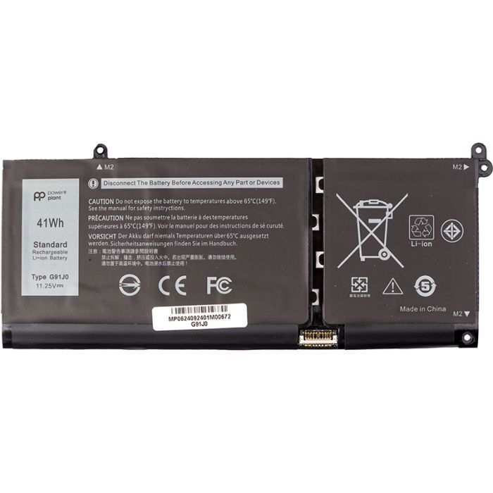 Аккумулятор для ноутбука DELL Latitude 3320 (G91J0) 11.25V 3467mAh PowerPlant (NB442157)