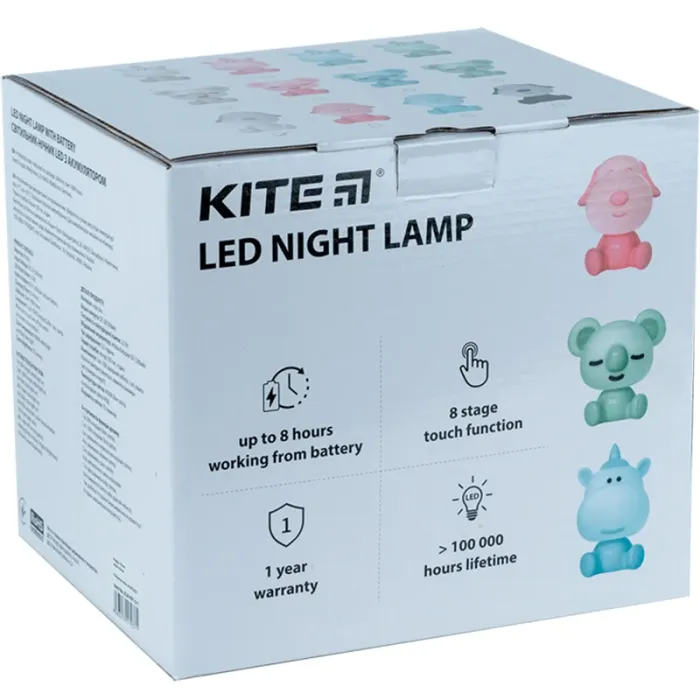 Нічник Kite Світильник LED з акумулятором Unicorn, рожевий (K24-491-1-2) зображення 3