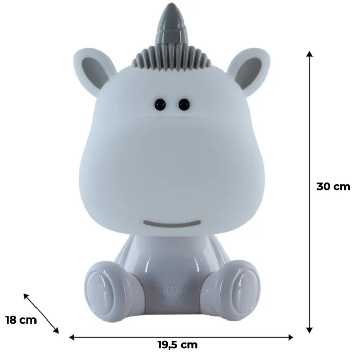 Нічник Kite Світильник LED з акумулятором Unicorn, рожевий (K24-491-1-2) зображення 6