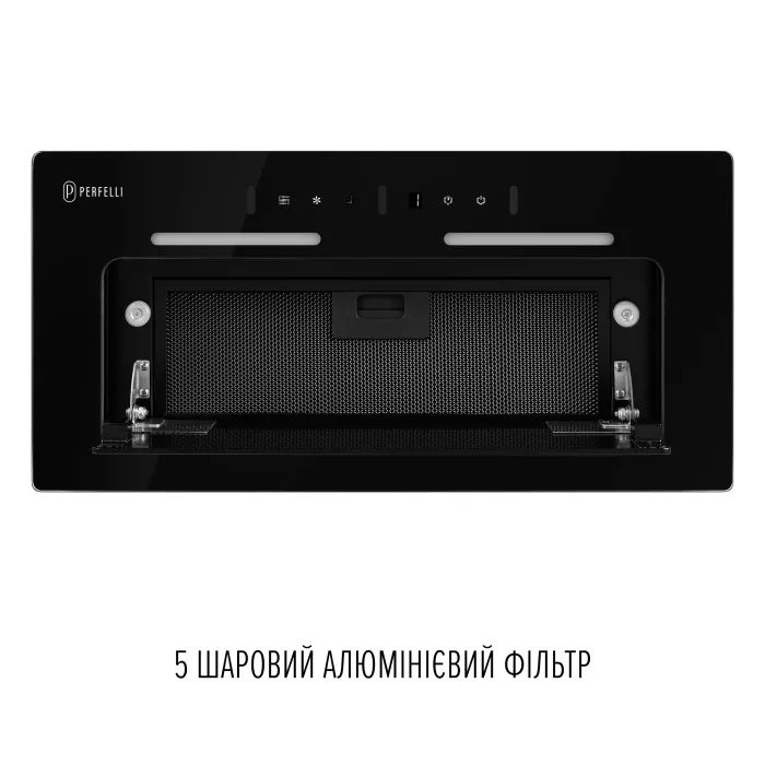 Витяжка кухонна Perfelli NUOVA 6JWRB NERO зображення 8
