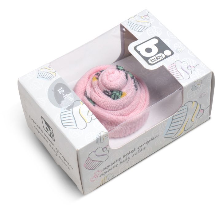 Шкарпетки дитячі Bibaby подарункові (68327-12-18G-pink) зображення 4
