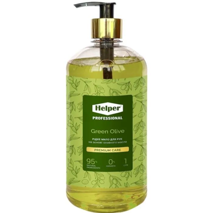 Рідке мило Helper Professional Green Olive 1 л (4820183972965)