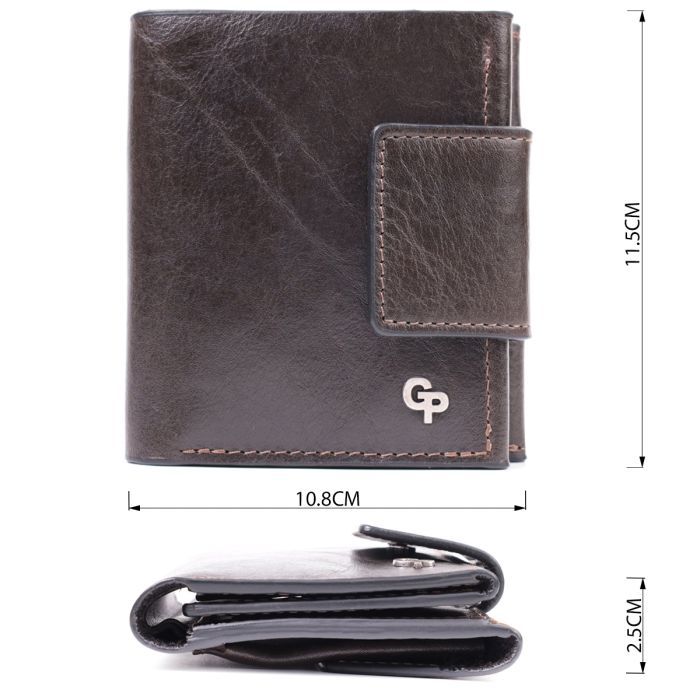 Кошелек Grande Pelle Из натуральной кожи Коричневый (22574) изображение 2