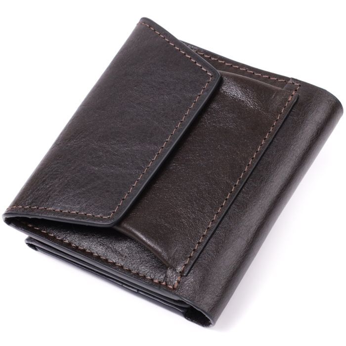Кошелек Grande Pelle Из натуральной кожи Коричневый (22574) изображение 4