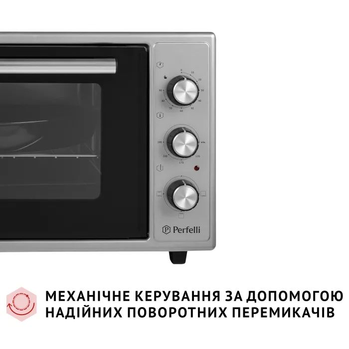 Электропечь Perfelli CLASSIC 37 GREY изображение 3