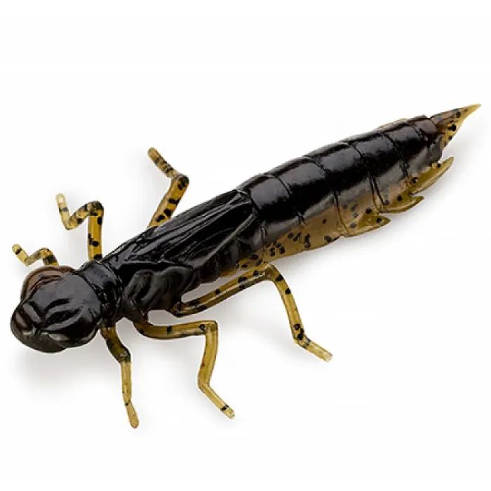 Силикон рыболовный FishUP Dragonfly 0.75" 043 - Watermelon Brown/Black (12шт/уп) (1864.04.71)