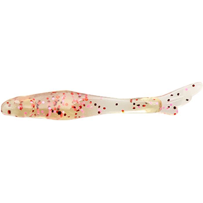 Силикон рыболовный FishUP Aji Tiny 1.5" 414 - UV Clear/Red (12шт/уп) (1864.14.86)
