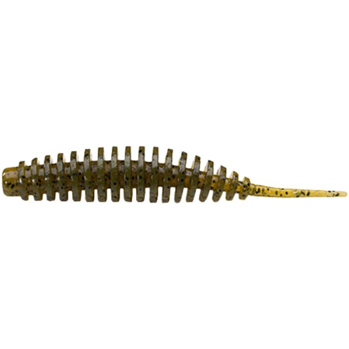 Силикон рыболовный FishUP Tanta 3" 074 - Green Pumpkin Seed (6шт/уп) (1864.00.19)