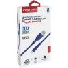 Дата кабель USB 2.0 AM to Lightning 1.0m navy Promate (xcord-ai.navy) изображение 2