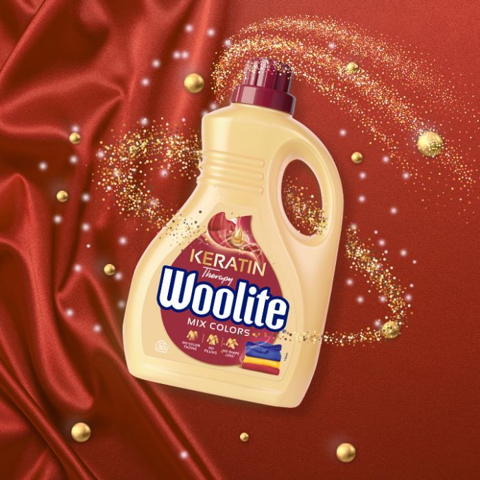 Гель для стирки Woolite Для цветных тканей С кератином 3.6 л (5900627090512) изображение 3