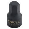Торцева головка Toptul 1/4" HEX 8мм (цілісна) (BCDB0808)
