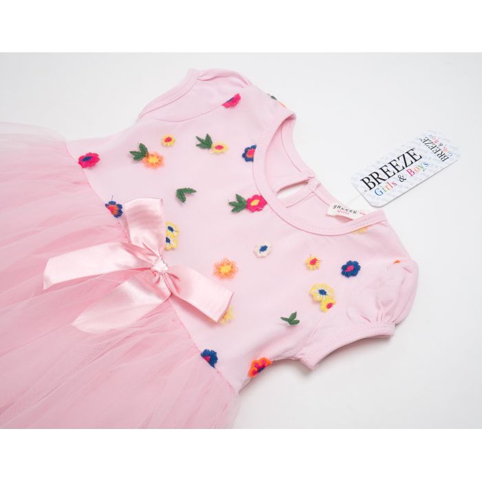 Плаття дитяче Breeze з фатиновою спідницею (17149-128G-pink) зображення 3