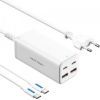 Зарядний пристрій Vention 4xUSB 100W (2xUSB-C+2xUSB-A) PD3.0/QC 3.0/GaN White (FBSWG-EU)