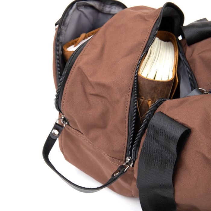 Сумка Vintage Спортивная текстильная Малиновая (20642) изображение 8