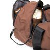 Сумка Vintage Спортивная текстильная Коричневая (20643) изображение 8