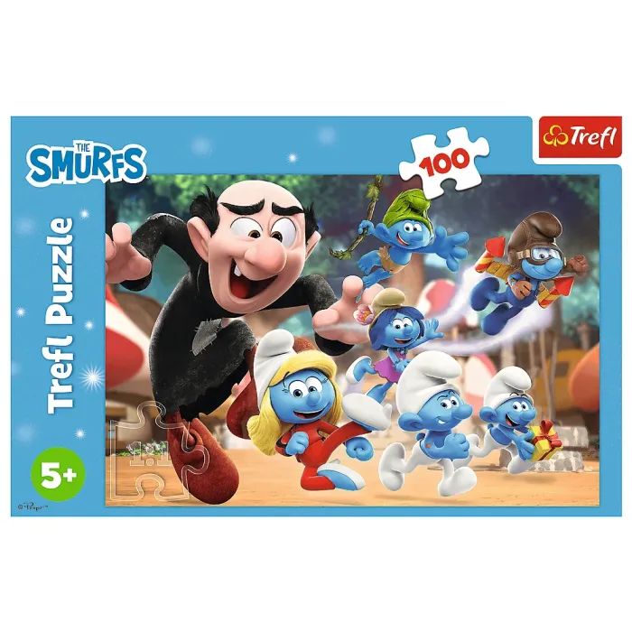 Пазл Trefl The Smurfs Уроки папы Смурфа 100 элементов (5900511164817) изображение 3