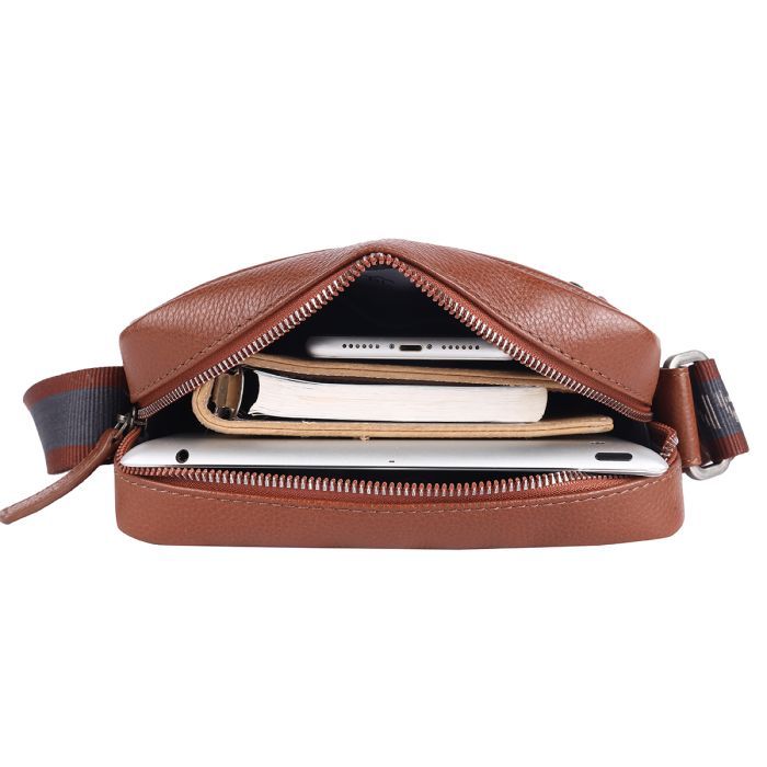 Сумка Brampton London Crossflow Tan (64405 TAN) изображение 6