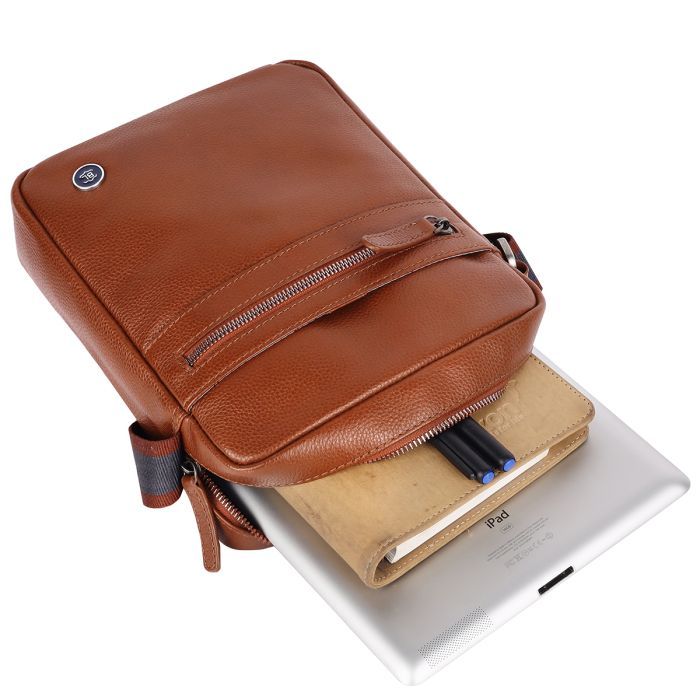 Сумка Brampton London Crossflow Tan (64405 TAN) изображение 8