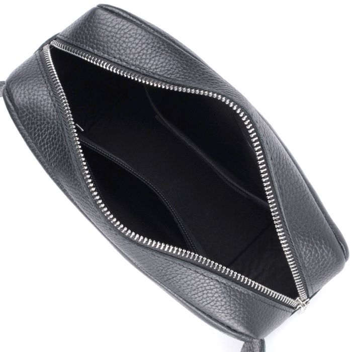 Сумка Shvigel Из натуральной кожи Черная (22826) изображение 7