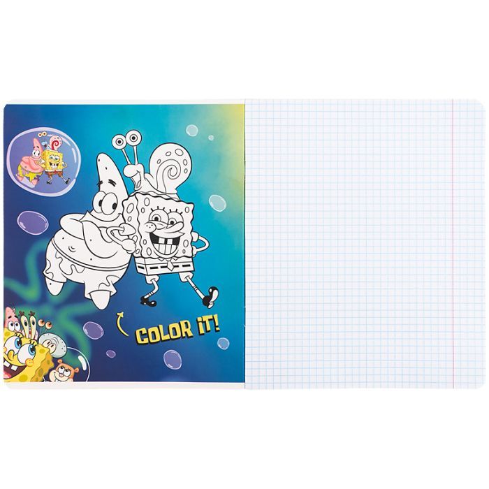Зошит Kite SpongeBob SquarePants, 18 аркушів, клітинка (SB25-236) зображення 2