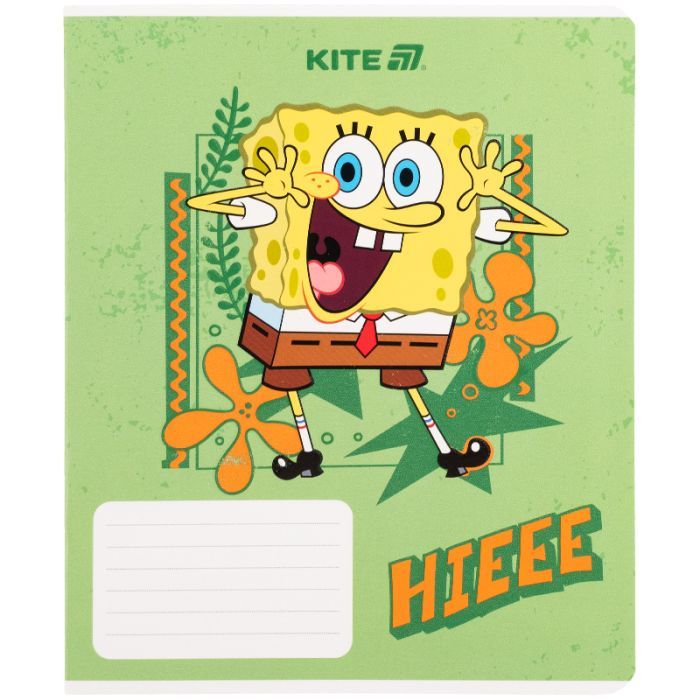 Зошит Kite SpongeBob SquarePants, 18 аркушів, клітинка (SB25-236) зображення 8
