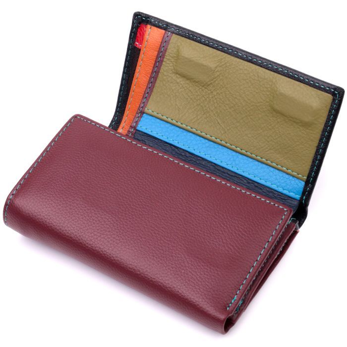 Гаманець ST Leather Шкіряний Різнокольоровий (19442) зображення 6