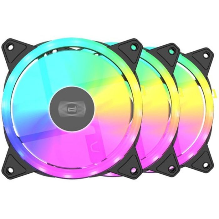 Кулер для корпуса PcCooler F3 T120 ARGB BK 3IN1