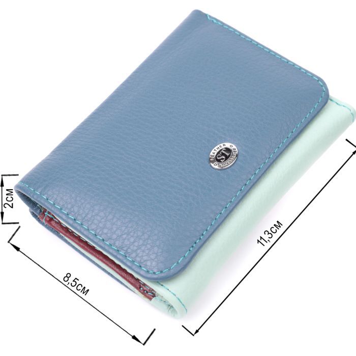 Кошелек ST Leather Из натуральной кожи Разноцветный (22493) изображение 3