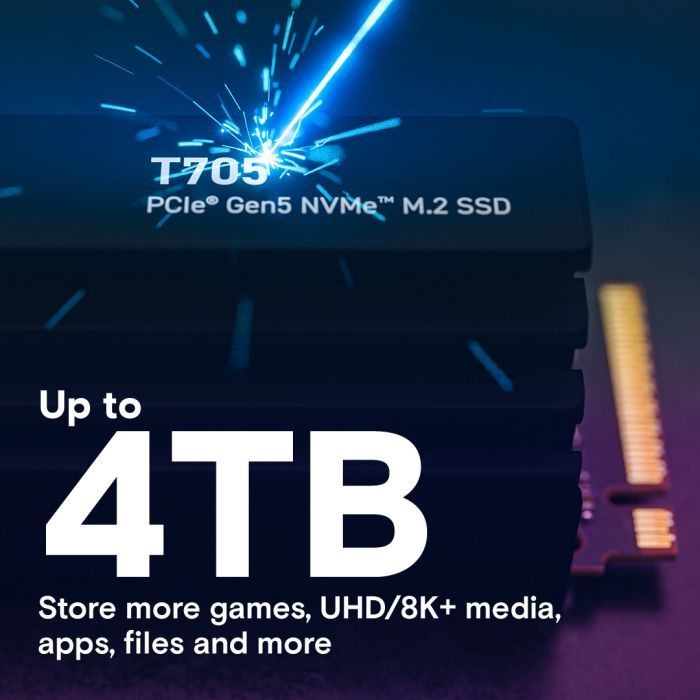 Накопитель SSD M.2 2280 2TB T705 with Heatsink Micron (CT2000T705SSD5) изображение 5