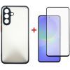 Чехол для мобильного телефона Dengos Samsung Galaxy A36 Matte + glass (Black) (DG-KM-145)