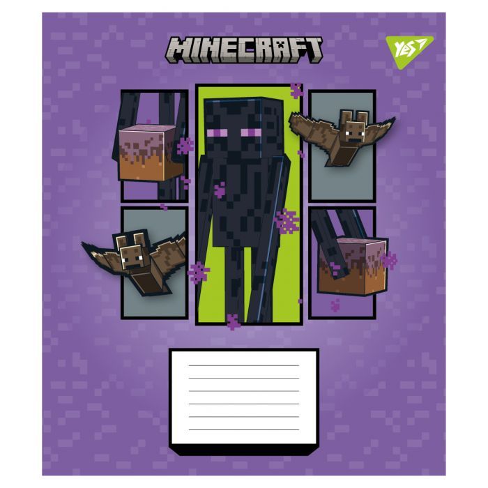 Тетрадь Yes Minecraft Arrows А5 18 листов клетка (767573) изображение 5