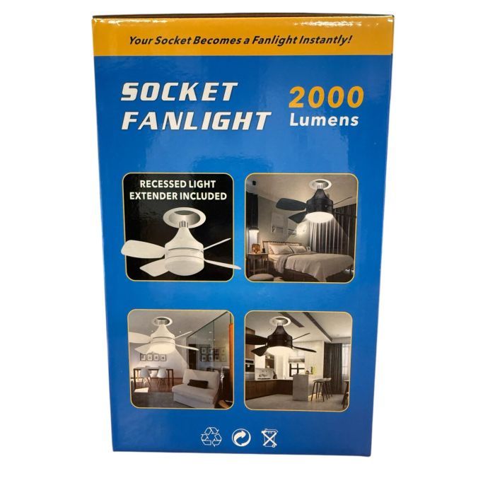 Вентилятор XoKo LED Socket Fanlight 2000 (XK-SFL-2000) изображение 6