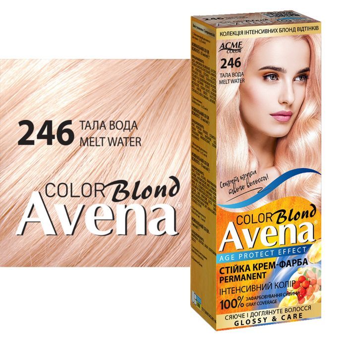 Краска для волос Acme Color Avena Blond Color Стойкая 216 - Пепельный блонд (4823115502469) изображение 3