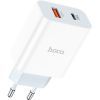 Зарядний пристрій HOCO C97A 1xUSB-C PD20W + 1xUSB QC3.0 White (6931474766076) зображення 2