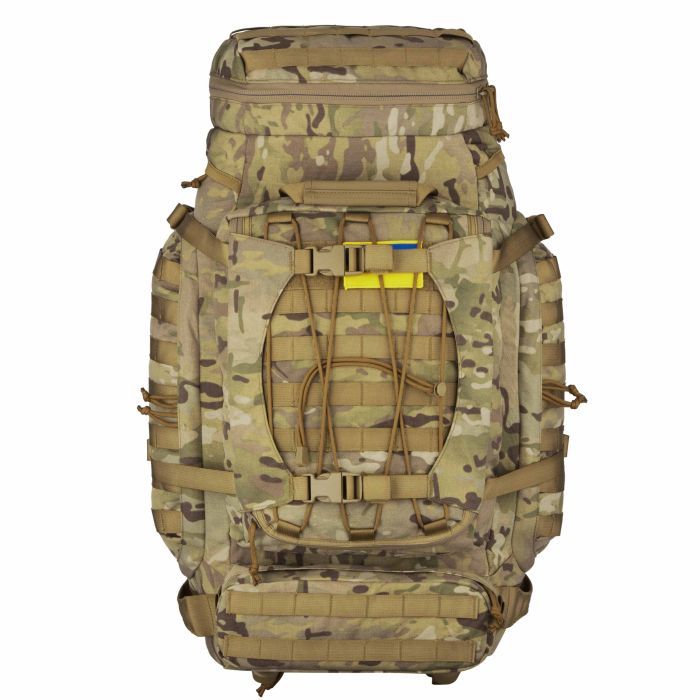 Рюкзак туристический 2E 90L, LargeCap, Molle, камуфляж (2E-TACTLARGBKP-90L-CP) изображение 2