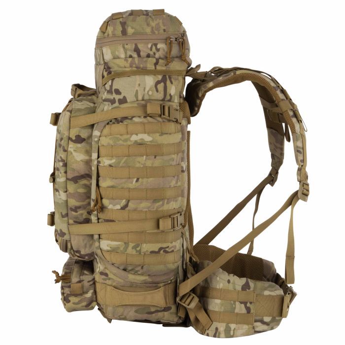 Рюкзак туристический 2E 90L, LargeCap, Molle, камуфляж (2E-TACTLARGBKP-90L-CP) изображение 3