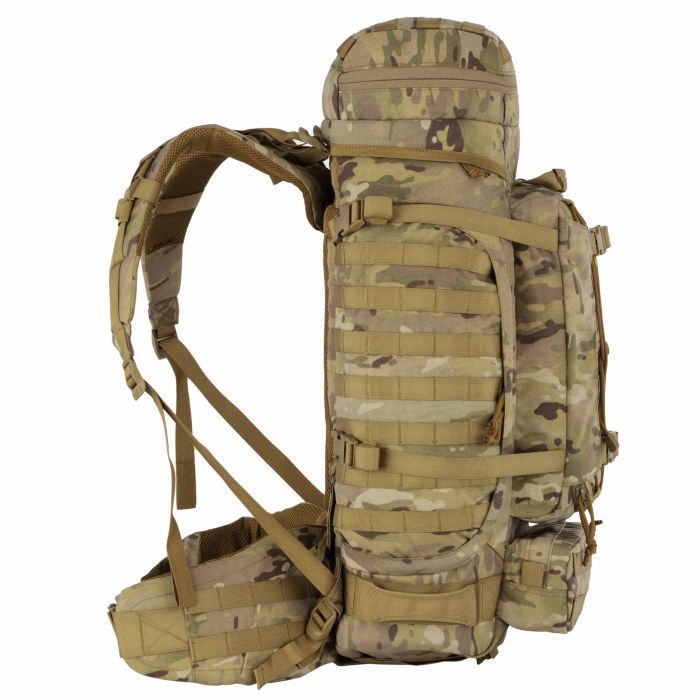Рюкзак туристический 2E 90L, LargeCap, Molle, камуфляж (2E-TACTLARGBKP-90L-CP) изображение 4