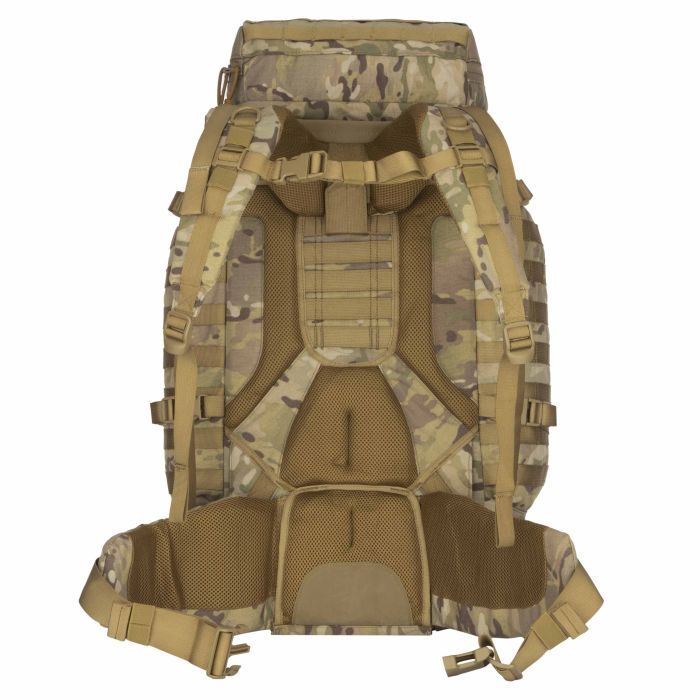 Рюкзак туристический 2E 90L, LargeCap, Molle, камуфляж (2E-TACTLARGBKP-90L-CP) изображение 5