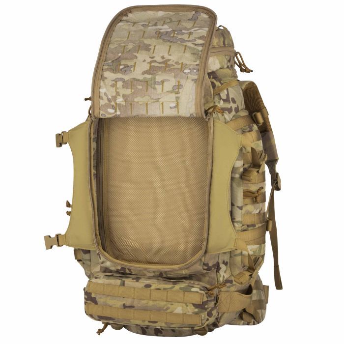 Рюкзак туристический 2E 90L, LargeCap, Molle, камуфляж (2E-TACTLARGBKP-90L-CP) изображение 7