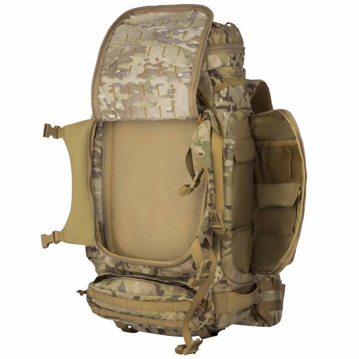 Рюкзак туристический 2E 90L, LargeCap, Molle, камуфляж (2E-TACTLARGBKP-90L-CP) изображение 8