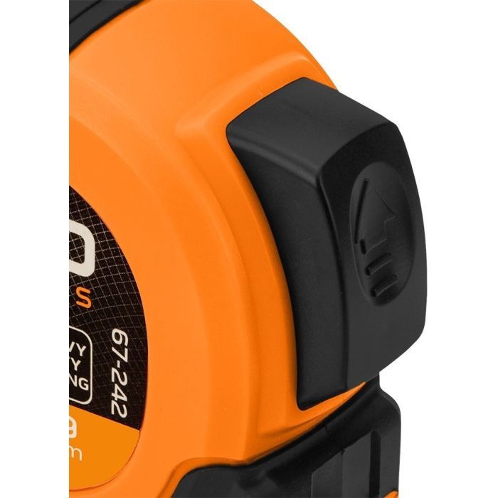 Рулетка Neo Tools Super Black, 5мx19мм, з фіксатором змотування, магніт (67-242) зображення 5