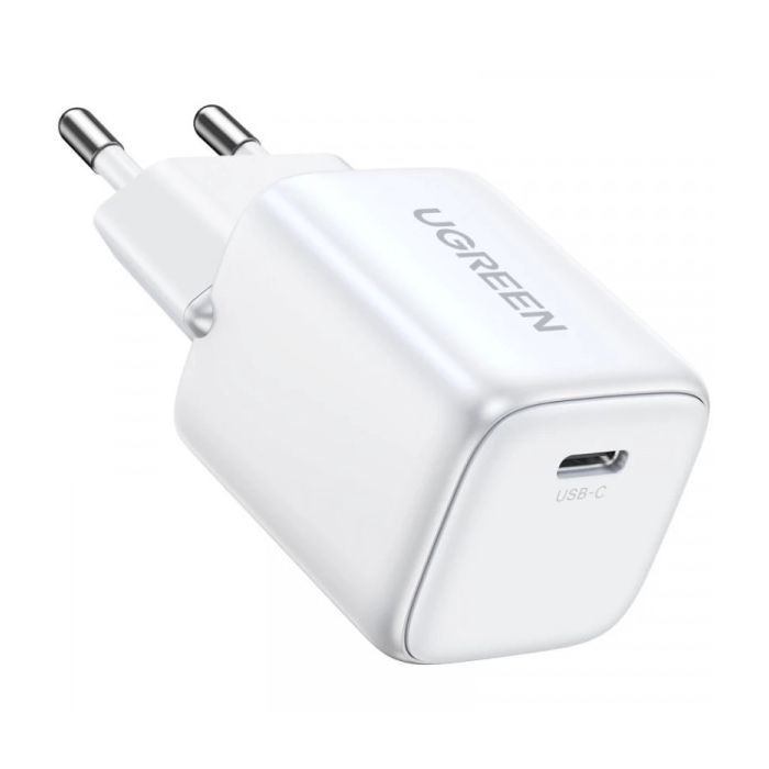 Зарядное устройство Ugreen CD319 Nexode Mini USB-C PD30W GaN White (15326)