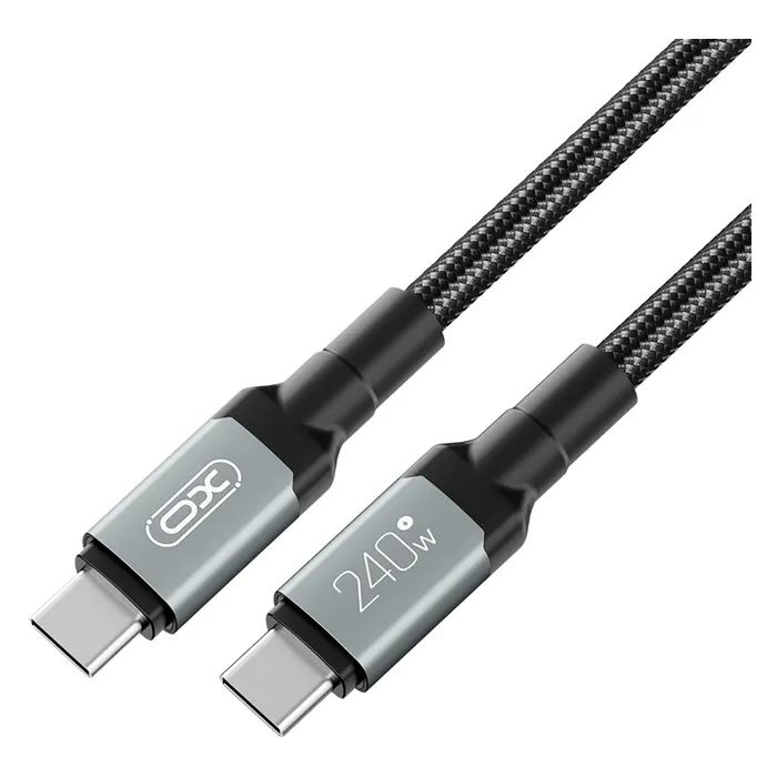 Дата кабель USB-C to USB-C 1.0m XO (NB-Q264A-CC.black) изображение 2