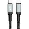 Дата кабель USB-C to USB-C 1.0m XO (NB-Q264A-CC.black) изображение 4